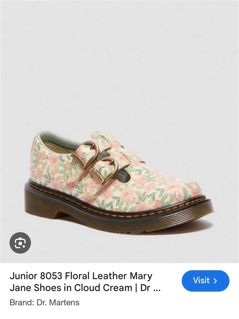 kids doc marten floral mary jane’s